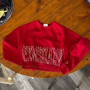Gymshark cropped sweatshirt